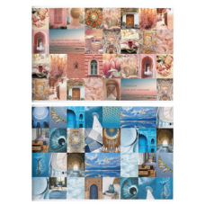  АЛ40-КЛК  Альбом для рисования Schoolformat 40 листов, А4, скрепка КОЛЛАЖ КРАСОТЫ мелованный картон