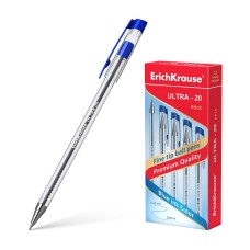 13875  Ручка шариковая ErichKrause ULTRA L-20 0,7 мм синяя